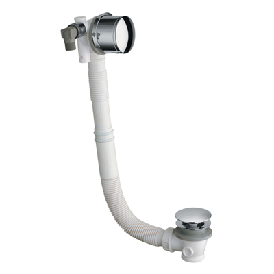 Bristan Combined Bath Fill & Overflow with Clicker Waste - W FILLCL C - WFILLCLC - DISCONTINUED