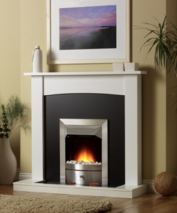 Valor Teviot Electric Suite in White  - 143258WT