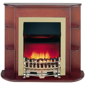 The Beaufort Newbury Mahogany Electric Fire Suite - 143701MY - DISCONTINUED 