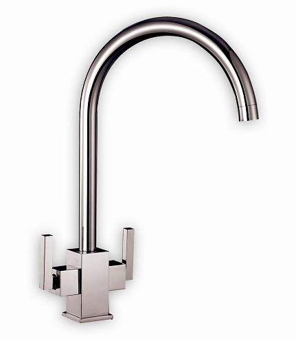 The 1810 Company RUSCELLO SQUARE BODY BRUSHED STEEL TAP - RUS/02/BS