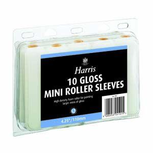 Harris Mini Roller Sleeves 10 pack - Gloss - 4101