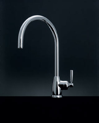 Mimas Single Lever Sink Mixer With C Spout Pewter C12344