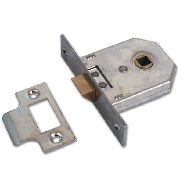 ASEC Upright Full Case Mortice Latch 76mm Polished Brass AS1067