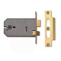 UNION 2026 Horizontal Mortice Bathroom Lock - 152mm Polished Lacquered Brass Bagged - 2026 