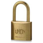 UNION 3102 Brass Open Shackle Padlock - 50mm KA "WVL482" Boxed - 3102 