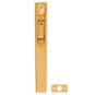 FRANK ALLART 5640 25mm Brass Lever Action Flush Bolt - 152mm Polished Brass - 5640 