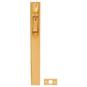 FRANK ALLART 5640 25mm Brass Lever Action Flush Bolt - 203mm Polished Brass - 5640 