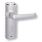 UNION 680 Martin Plate Mounted Lever Furniture - Anodised Silver Lever Lock - 3976 