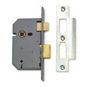 UNION 2226 Mortice Bathroom Lock - 102mm Polished Lacquered Brass Bagged - 2226 