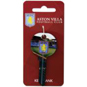 ASEC Football Key Blank 6 Pin Universal Section - Aston Villa - AS10077 