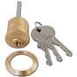 ASEC Kite Rim Cylinder - Polished Brass (Visi) (NEW!) - AS10175 