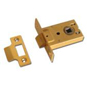 ASEC Flat Pattern Mortice Latch - 64mm Nickel Plated Visi - 3G114E 