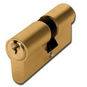 ASEC 5-Pin Euro Double Cylinder - 65mm - 30/35 Polished Brass KD - AS1350 