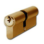 ASEC 5-Pin Euro Double Cylinder - 90mm - 40/50 Polished Brass KD - AS1358 
