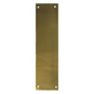 ASEC 75mm Wide Polished Brass Finger Plate - 300mm Polished Brass Standard - AS1600 