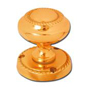 ASEC Georgian Front Fix Centre Knob - Polished Brass Visi - AS3555 