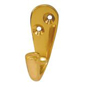 ASEC Single Wardrobe Hook - Polished Brass - AS3823 
