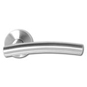 ASEC Stainless Steel Round Rose Lever Furniture - Satin Stainless Steel Curved - AS4502 