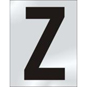 ASEC 75mm Chrome Letters & Numerals - Z - BR02ZCP 