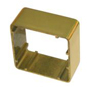 ASEC 3E0610-4 38mm 1 Gang Brass Surface Housing - 3E0610-4 - 3E0610-4 
