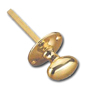 FRANK ALLART 0533 Thumbturn - Polished Brass - 533+M4546 