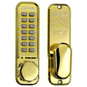 ERA 290 Series Digital Lock Without Holdback - Polished Brass - 290-31 