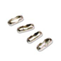 ENGLISH CHAIN 121 Ball Chain Connector - 3.2mm Nickel Plated - 121-66NB 