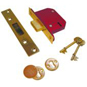 ERA 261 & 361 Fortress BS 5 Lever Deadlock - 64mm Polished Brass KD Boxed - 261-31 