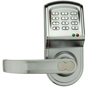 ERA DX2 Battery Operated Digital Lock With Key Override - Satin Chrome - Right Hand - DX2 3006-7LH-1 