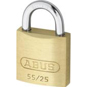 ABUS 55 Series Brass Open Shackle Padlock - 24mm KA (5251) - 55/25 KA 5251 