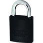 ABUS 83AL Series Colour Coded Aluminium Open Shackle Padlock Without Cylinder - 40mm Black - 83AL/40 Black No Cyl 