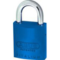 ABUS 83AL Series Colour Coded Aluminium Open Shackle Padlock Without Cylinder - 40mm Blue - 83AL/40 Blue No Cyl 