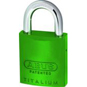 ABUS 83AL Series Colour Coded Aluminium Open Shackle Padlock Without Cylinder - 40mm Green - 83AL/40 Green No Cyl 