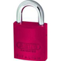ABUS 83AL Series Colour Coded Aluminium Open Shackle Padlock Without Cylinder - 40mm Red - 83AL/40 Red No Cyl 