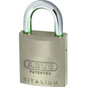 ABUS 83AL Series Colour Coded Aluminium Open Shackle Padlock Without Cylinder - 40mm Silver - 83AL/40 Silver No Cyl 