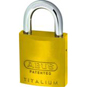 ABUS 83AL Series Colour Coded Aluminium Open Shackle Padlock Without Cylinder - 40mm Yellow - 83AL/40 Yellow No Cyl 