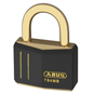ABUS T84MB Series Brass Open Shackle Padlock - 43mm Brass Shackle KA (8401) Black - T84MB/40KA 8401 Black Nautic 