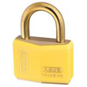 ABUS T84MB Series Brass Open Shackle Padlock - 43mm Brass Shackle KA (8402) Yellow - T84MB/40KA 8402 Yellow 