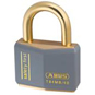 ABUS T84MB Series Brass Open Shackle Padlock - 43mm Brass Shackle KA (8405) Grey - T84MB/40KA 8405 Grey 