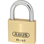 ABUS 85 Series Brass Open Shackle Padlock - 40mm KD Twin Pack Visi - 85/40 Twins C 