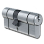 EVVA A5 Anti-Snap Euro Double Cylinder - 82mm - 36/46 Nickel Plated (Anti-Snap Both Sides) - A5 DZ36-46 KD 