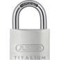ABUS Titalium 54TI Series Open Shackle Padlock - 40mm KD Triple Pack Visi - 54TI/40C TRIPLES 