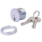 YALE 1133 Screw-In Cylinder - Satin Chrome KD Boxed - Single - 1133 