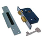 Willenhal Locks M5 5 Lever Sashlock - 64mm Satin Chrome KD Boxed - M5 