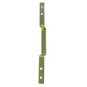 KICKSTOP 9603 & 9604 Door Frame Guard With Staple - Polished Brass Staple 97mm X 30mm - 9604PB 
