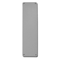 DORTREND 75mm Wide Rounded Aluminium Finger Plate - 305mm PA - L8657 