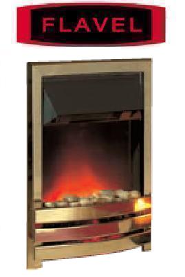 FLAVEL Arundel Contemporary (Electric Fire) - DISCONTINUED - Brass - 143851BS