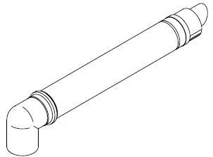 Baxi Standard Horizontal Flue Kit - 5118489 - DISCONTINUED 