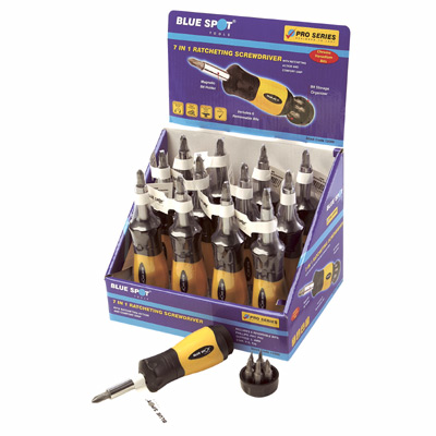 7 IN 1 RATCHETING SCREWDRIVER - 12006