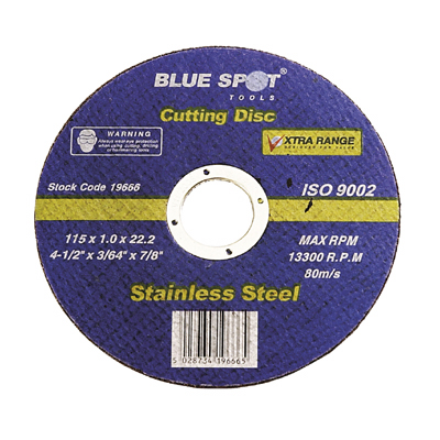 4 1/2 INCH STAINLESS STEEL CUTTING DISC - 19666